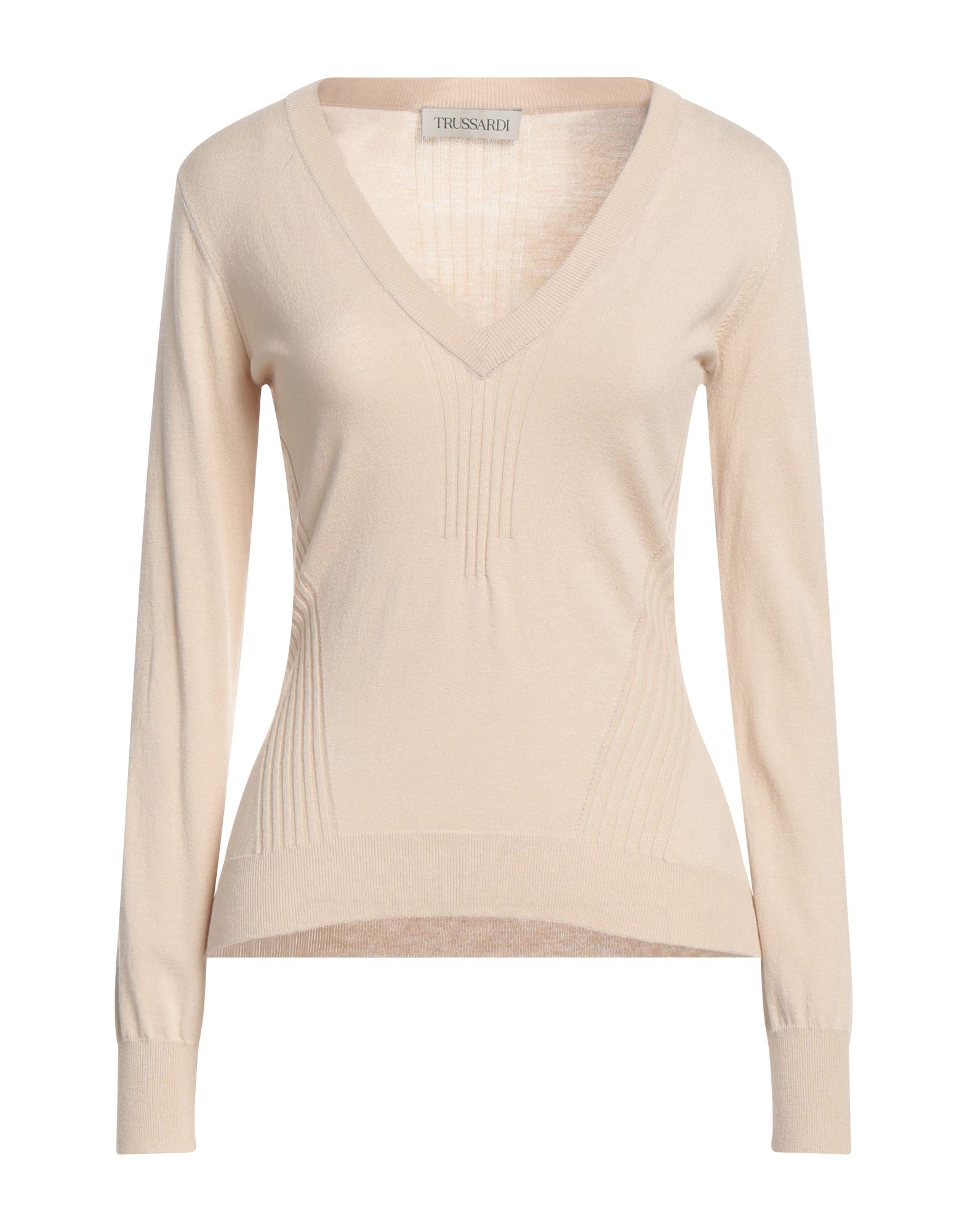 TRUSSARDI Pullover Damen Beige von TRUSSARDI