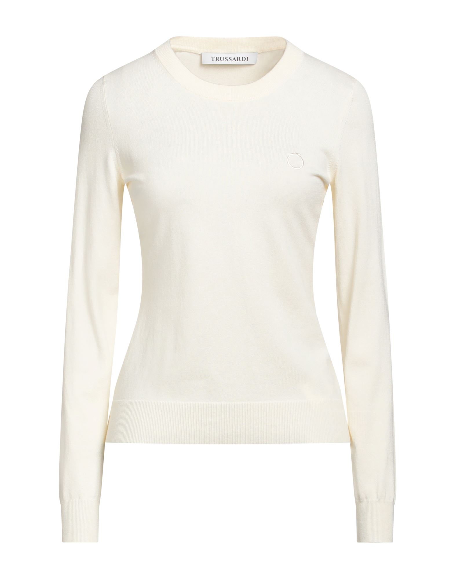 TRUSSARDI Pullover Damen Off white von TRUSSARDI