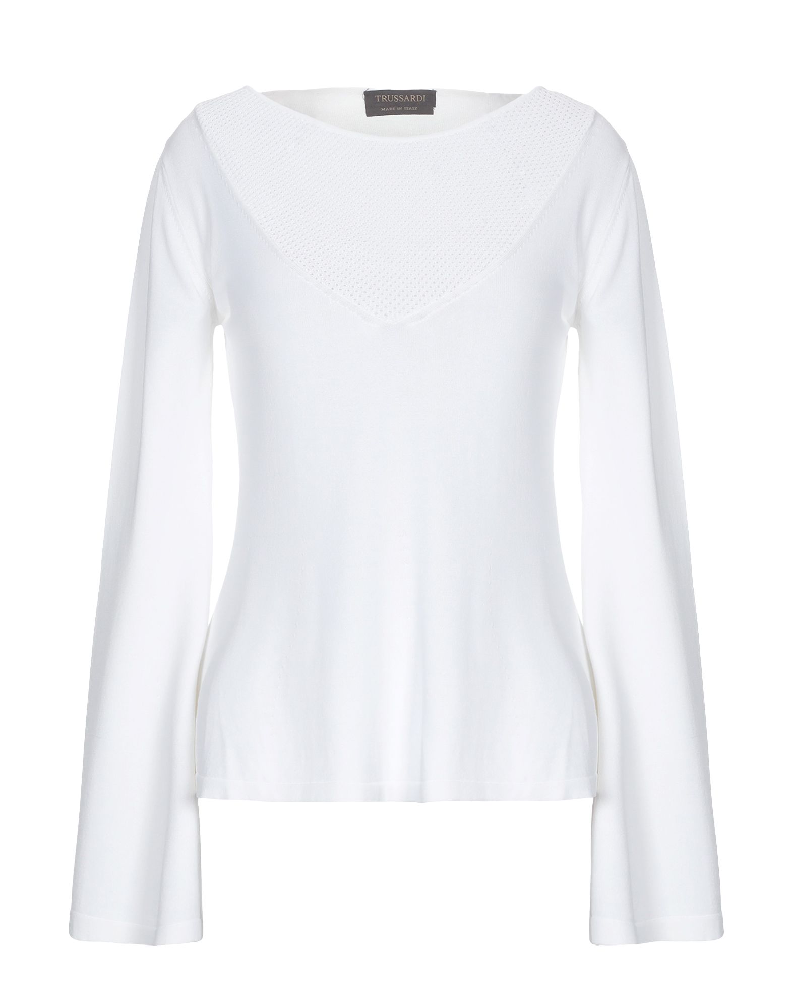 TRUSSARDI Pullover Damen Weiß von TRUSSARDI