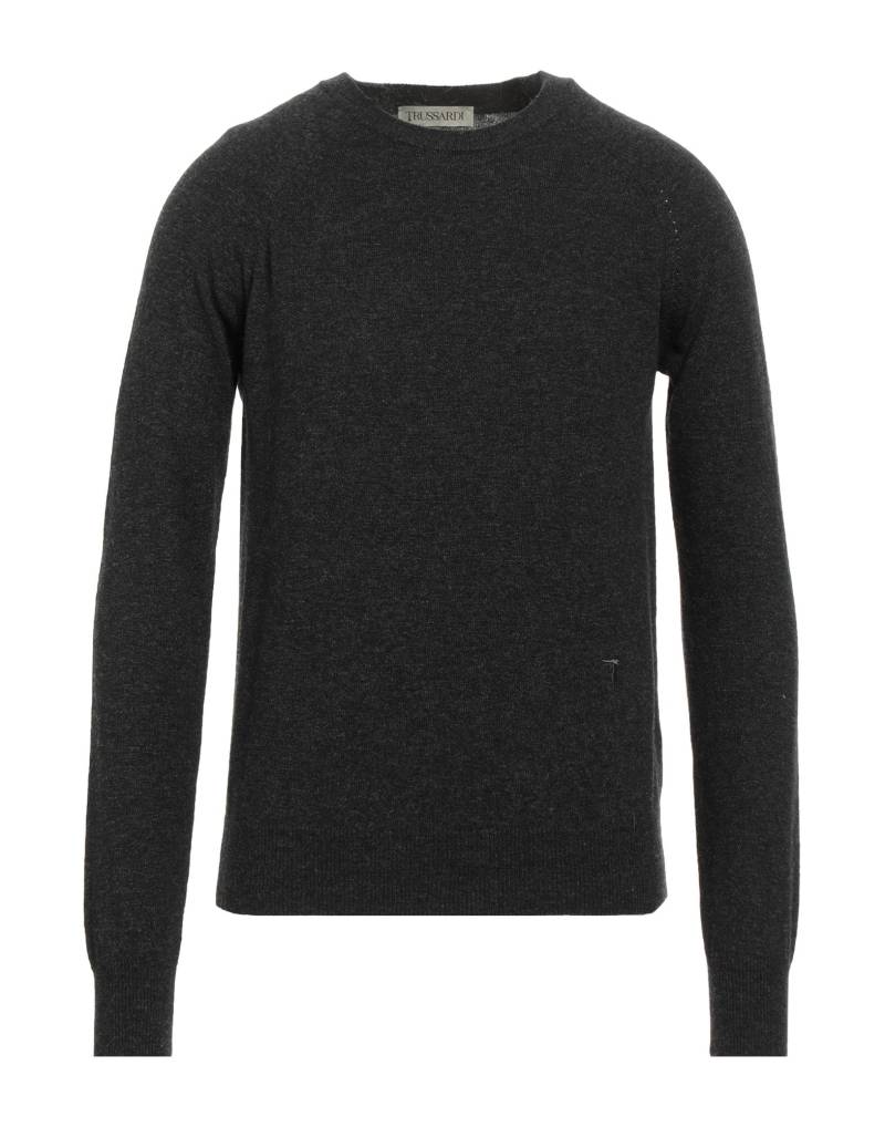 TRUSSARDI Pullover Herren Braungrau von TRUSSARDI