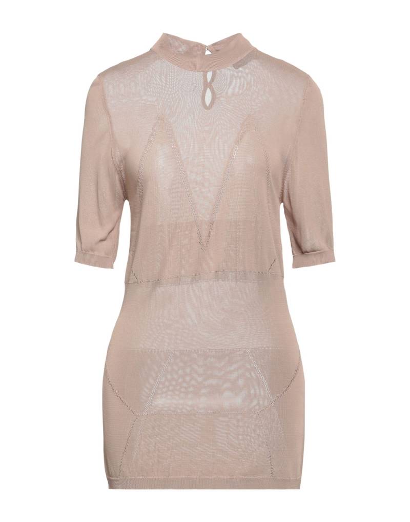 TRUSSARDI Rollkragenpullover Damen Beige von TRUSSARDI