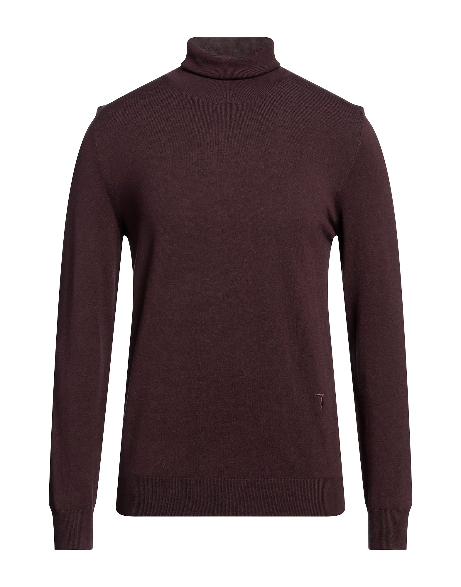 TRUSSARDI Rollkragenpullover Herren Dunkelbraun von TRUSSARDI