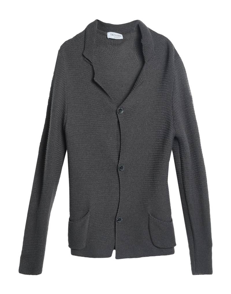 TRUSSARDI Strickjacke Herren Braungrau von TRUSSARDI