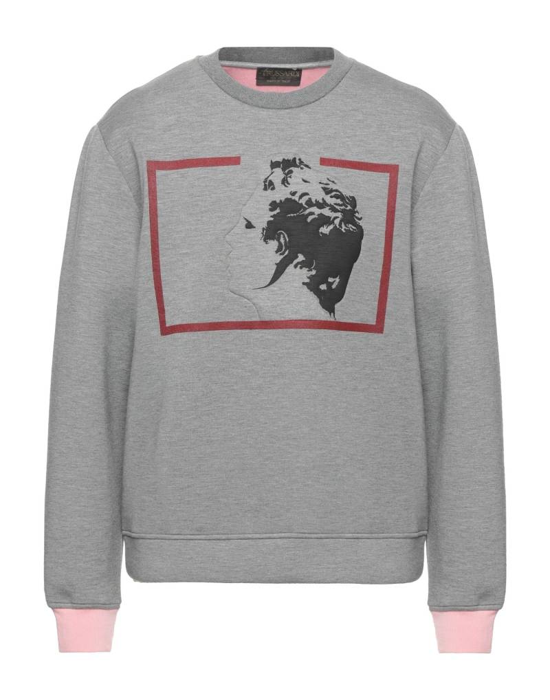 TRUSSARDI Sweatshirt Herren Grau von TRUSSARDI