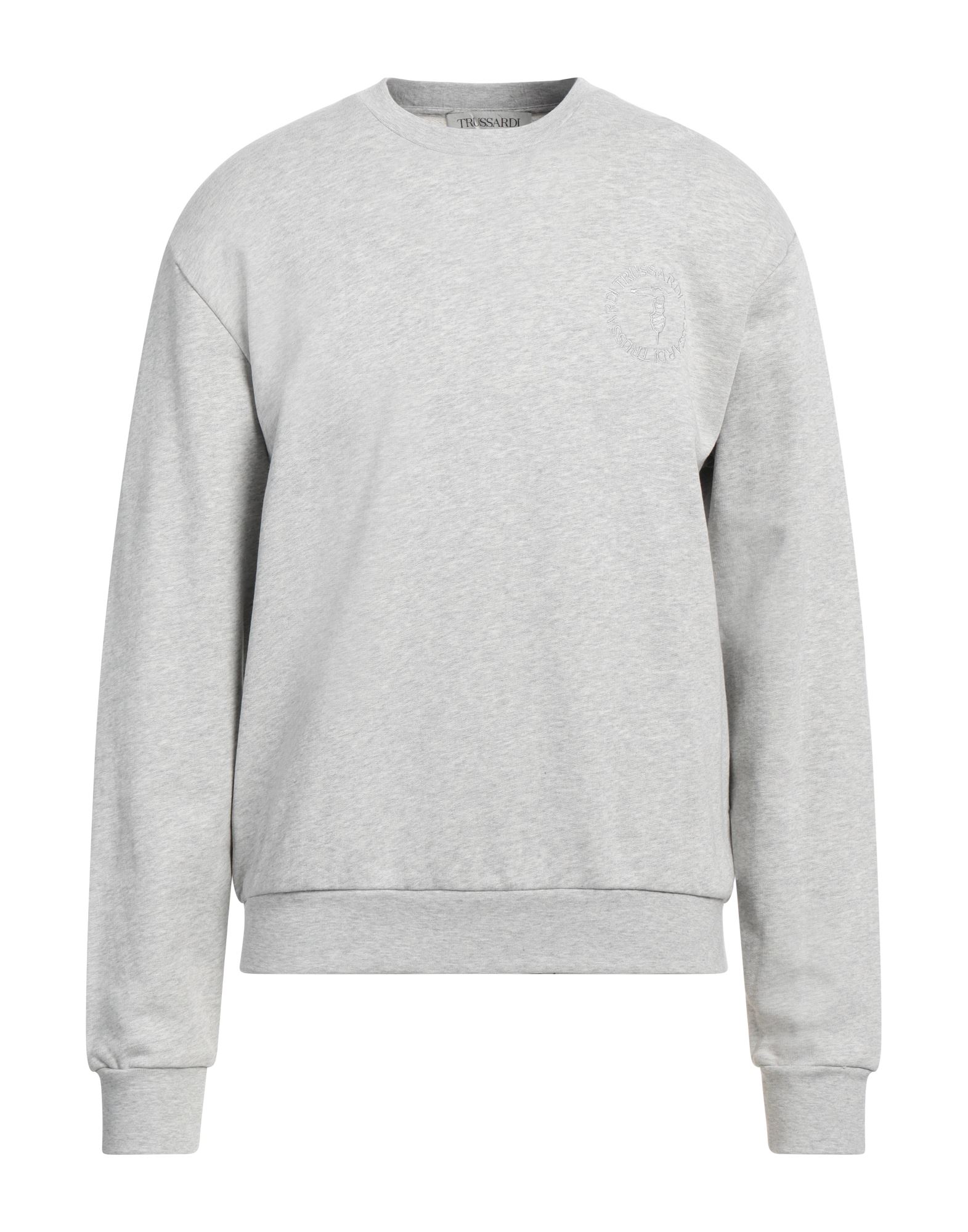 TRUSSARDI Sweatshirt Herren Hellgrau von TRUSSARDI