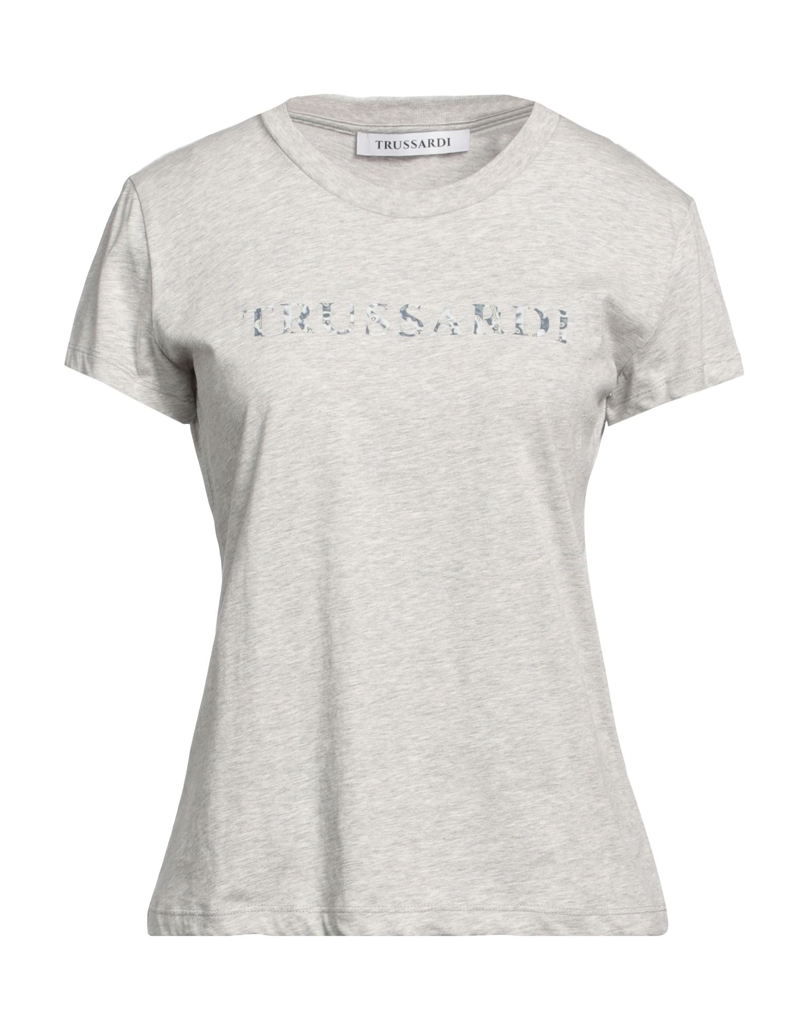 TRUSSARDI T-shirts Damen Hellgrau von TRUSSARDI