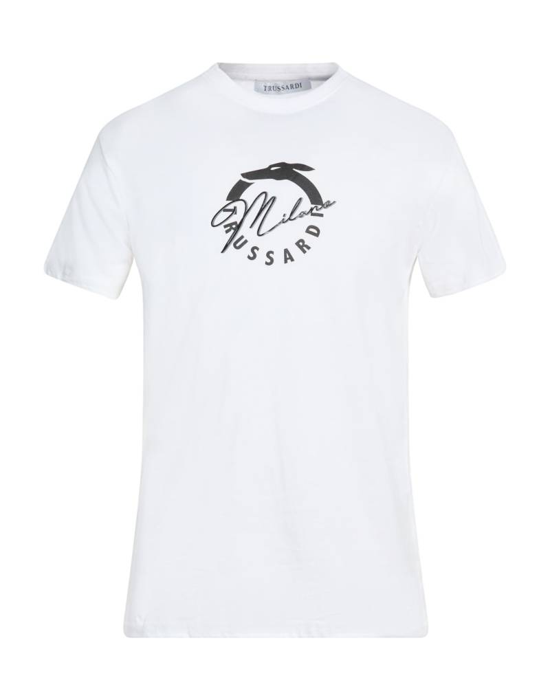 TRUSSARDI T-shirts Herren Weiß von TRUSSARDI