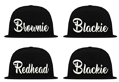 TRVPPY 5 Panel Snapback Cap Modell Blondie, Schwarz von TRVPPY