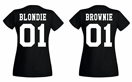 TRVPPY BFF Damen T-Shirts/Modell Blondie/Schwarz/Gr. M von TRVPPY