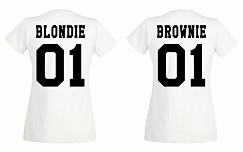 TRVPPY BFF Damen T-Shirts/Modell Blondie/Weiß/Gr. M von TRVPPY