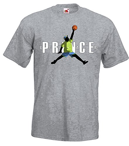 TRVPPY Herren T-Shirt Modell Fresh Prince - Grau-Meliert 3XL von TRVPPY