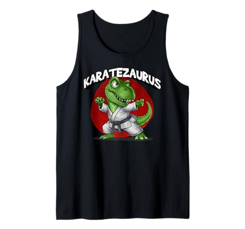 Karate Dinosaurier Karatezaurus Lustige Kinder Kampfsport Tank Top Karate Dinosaurier Karatezaurus Lustige Kinder Kampfsport Tank Top von TRex Dino Fighter Karate School Tournaments