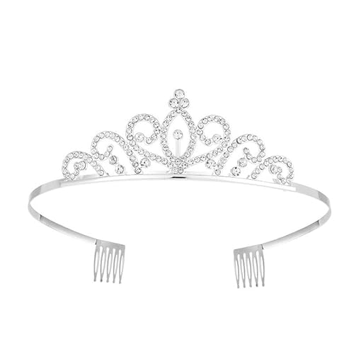 3-teiliges Kronen-Haarband-Kopfstück, Prinzessin-Kronen-Stirnband for Frauen, Mädchen, Bräute, Hochzeit, Abschlussball, Geburtstagsfeier (Color : Style 8_3Pcs) von TRgqify-KM