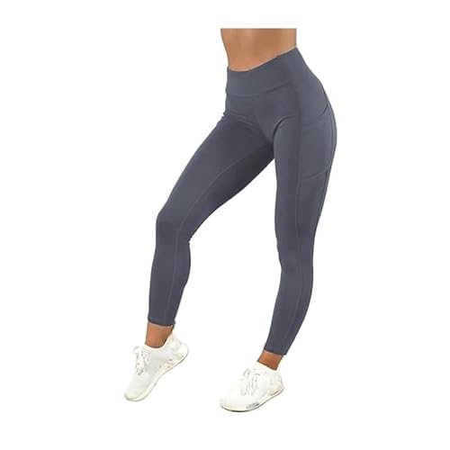 TRgqify-KM High Waist Yoga Leggings for Women Tummy Control Workout Compression Pants Moisture-Wicking Stretchy Gym Running Activewear Seamless Squat-Proof High-Rise Leggings(04_XXL 3PCS) von TRgqify-KM
