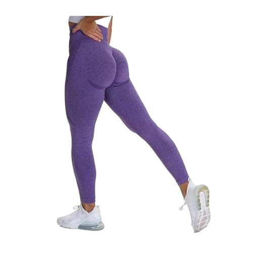 TRgqify-KM High Waist Yoga Leggings for Women Tummy Control Workout Compression Pants Moisture-Wicking Stretchy Gym Running Activewear Seamless Squat-Proof High-Rise Leggings(09_M 3PCS) von TRgqify-KM