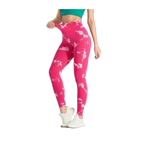 TRgqify-KM High Waist Yoga Leggings for Women Tummy Control Workout Compression Pants Moisture-Wicking Stretchy Gym Running Activewear Seamless Squat-Proof High-Rise Leggings(13_M 3PCS) von TRgqify-KM