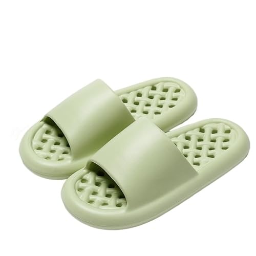 TRgqify-KM Non-slip Bathroom Slippers,Soft Slippers,Indoor And Outdoor Platform Pool Slippers Shower Slippers (Color : Green, Size : 36/37) von TRgqify-KM