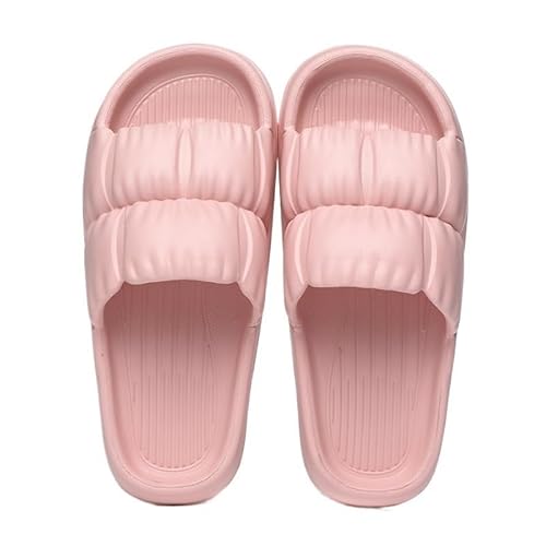 TRgqify-KM Non-slip Bathroom Slippers,Soft Slippers,Indoor and Outdoor Platform Pool Slippers Shower Slippers (Color : Random colour, Size : 38 39) von TRgqify-KM