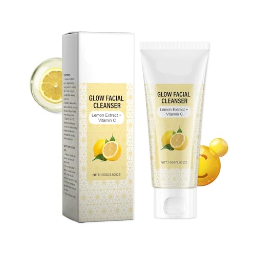 Aufhellender Gesichtsreiniger Mit Vitamin C – Feuchtigkeitsspendendes, Beruhigendes Gesichtswaschmittel, Entfernt Öl, Hinterlässt Täglich Frische Und Nicht Spannende Haut(2PCS) von TS TAC-SKY