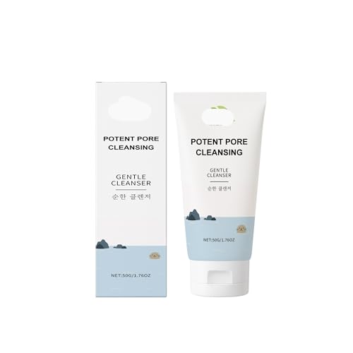 Feuchtigkeitsspendendes Gesichtsreinigungsmittel – Sanfte Reinigung, Aufhellung, Tiefenreinigung Der Poren Mit Hyaluronsäure, Ölkontrolle Und Mitesserreduzierung(1PCS) von TS TAC-SKY