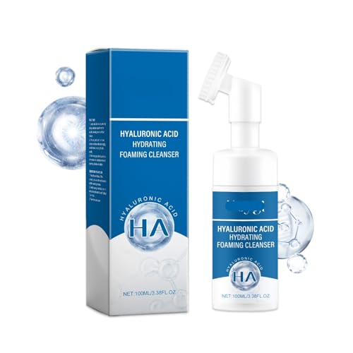 Feuchtigkeitsspendendes Reinigungsmousse Mit Hyaluronsäure – Sanfte Gesichtsreinigung, Peelt, Spendet Feuchtigkeit, Gleicht Öl Aus Und Macht Die Haut Glatt(2PCS) von TS TAC-SKY