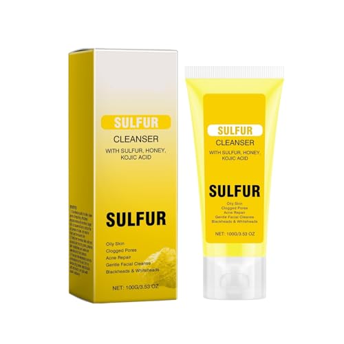 Gesichtsreinigungsset – Tiefenreinigung, Peeling, Ölkontrolle, Aufhellendes Und Feuchtigkeitsspendendes Gesichtswaschmittel For Einen Gleichmäßigen Hautton(A,2PCS) von TS TAC-SKY