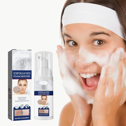 Peeling-Mousse-Gesichtsreiniger – Sanfte Tiefenreinigung Der Poren, Ölkontrolle, Entfernt Mitesser Und Abgestorbene Haut(1PCS) von TS TAC-SKY