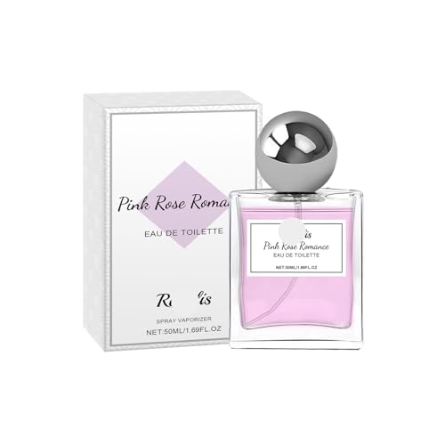 Pink Rose Charm Eau De Parfum | Langanhaltender Duft Mit Bezaubernden Floralen Noten Und Pheromon-Infusion(3PCS) von TS TAC-SKY