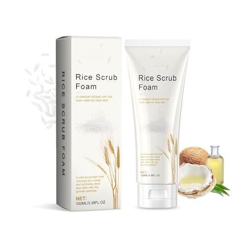 Reis-Gesichtsreiniger – Sanfte Reinigung, Feuchtigkeitsversorgung Und Ölkontrolle, Beruhigt Die Haut, Kein Spannungsgefühl, Porentief Reinigend, For Den Täglichen Gebrauch(3PCS) von TS TAC-SKY