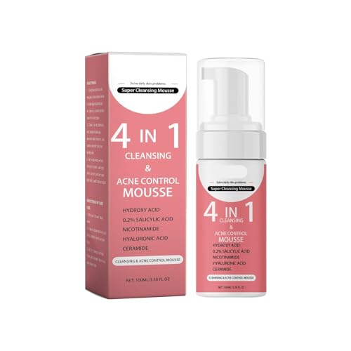 Sanfter, Feuchtigkeitsspendender Reinigungsschaum Mit Ölkontrolle – Reinigt Die Poren Gründlich, Hellt Die Haut Auf Und Hält Das Gesicht Frisch(2PCS) von TS TAC-SKY