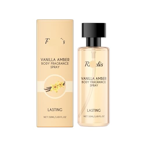 Vanille-Amber-Körperduftnebel – Langanhaltendes, Frisch-fruchtiges Eau De Toilette-Spray, Kreiert Einen Einzigartigen Und Süßen Duft, Verstärkt Den Persönlichen Charme(2PCS) von TS TAC-SKY