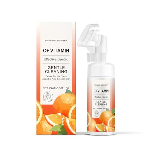 Vitamin C Gesichtsreinigungsschaum – Sanfte Reinigung, Feuchtigkeitsspendend Und Nicht Straffend, Tägliche Gesichtspflege For Strahlende Haut(1PCS) von TS TAC-SKY