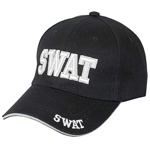 TS Tactical Ops Kappe mit Swat-Stickerei und Stickerei im SWAT-Schirm von TS Tactical Store