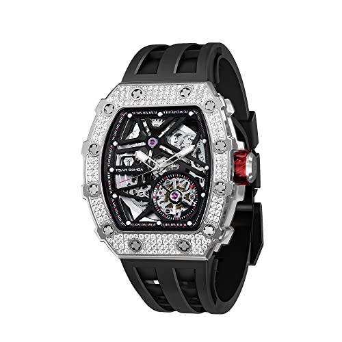 TSAR BOMBA Uhren Herren Armbanduhr Herren Luxus automatik Uhr Herren Diamant Tonneau Analog Herren Uhr Großes Ziffernblatt Leuchtende Wasserdicht Klassische männer Uhr Geschenke für männer TSAR BOMBA Uhren Herren Armbanduhr Herren Luxus automatik Uhr Herren Diamant Tonneau Analog Herren Uhr Großes Ziffernblatt Leuchtende Wasserdicht Klassische männer Uhr Geschenke für männer von TSAR BOMBA