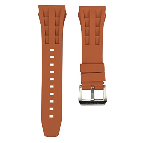 TSAR BOMBA Das Armband ist kompatibel Uhren, Tonneau Luxury Soft Silicone Wristband Replacement Strap von TSAR BOMBA