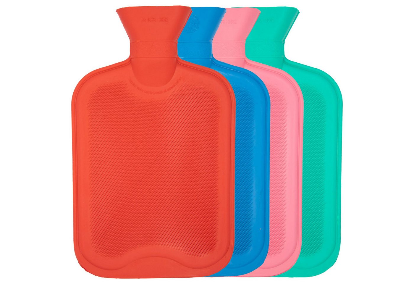 TSB Werk Wärmflasche 2x Wärmflasche 2Liter Gummi 2L Wärmekissen Bettflasche Körnerkissen, Bettflasche, Körnerkissen, Heizflasche, XXL von TSB Werk