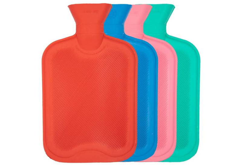 TSB Werk Wärmflasche Wärmflasche 2Liter Gummi 2L Wärmekissen, Bettflasche, Körnerkissen, Heizflasche, XXL von TSB Werk