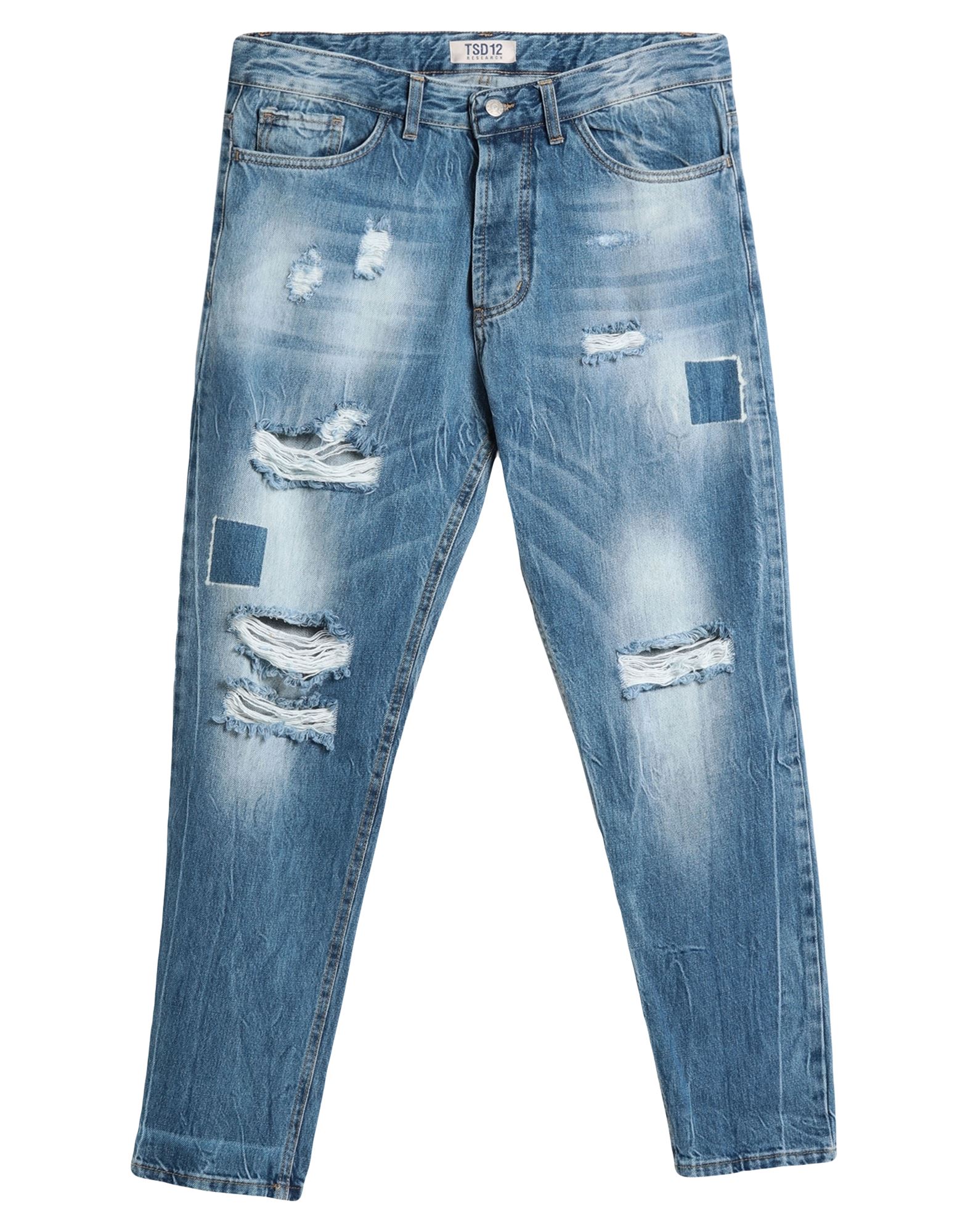 TSD12 Cropped Jeans Herren Blau von TSD12