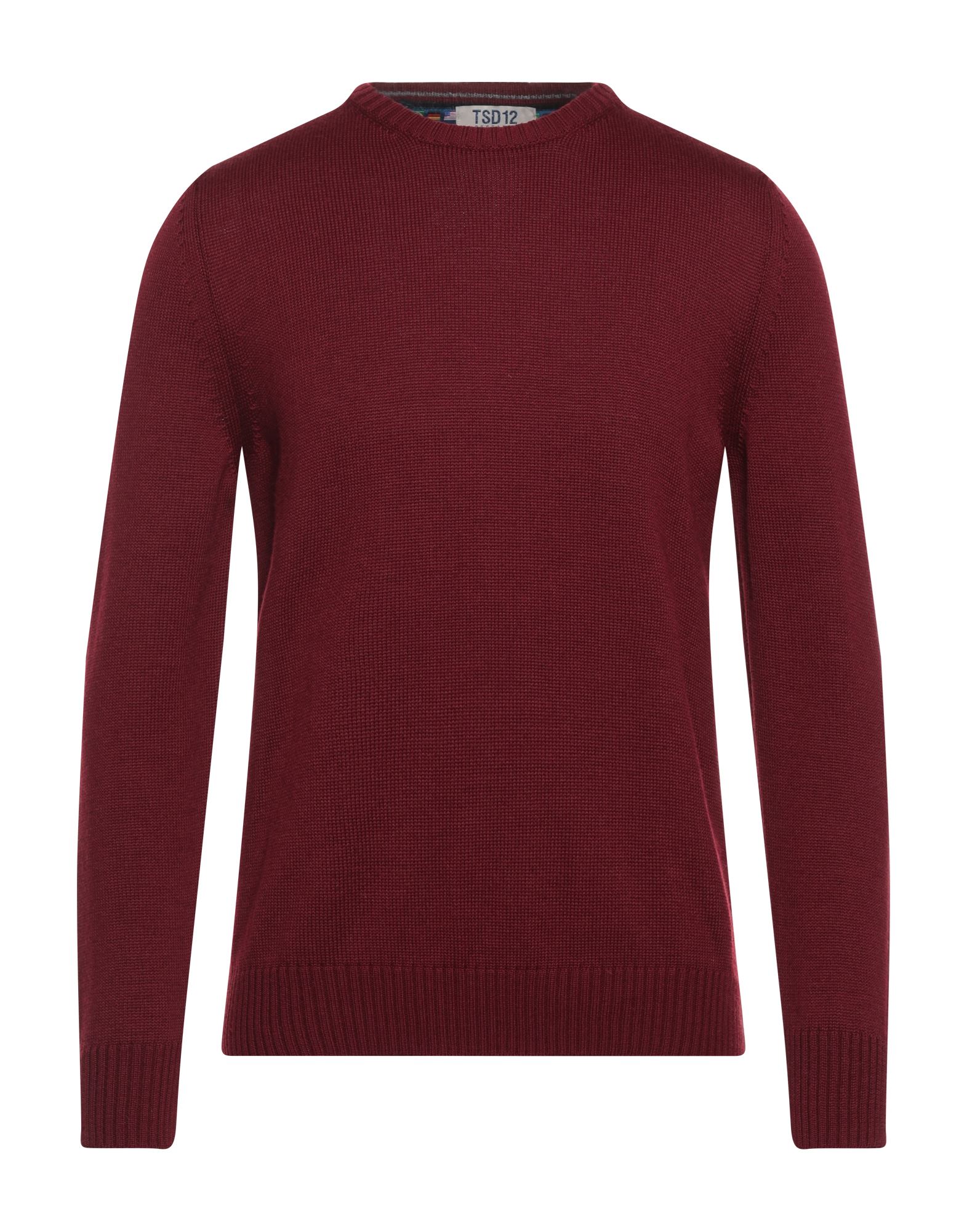 TSD12 Pullover Herren Bordeaux von TSD12