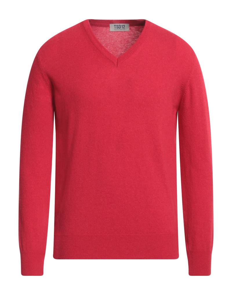 TSD12 Pullover Herren Rot von TSD12
