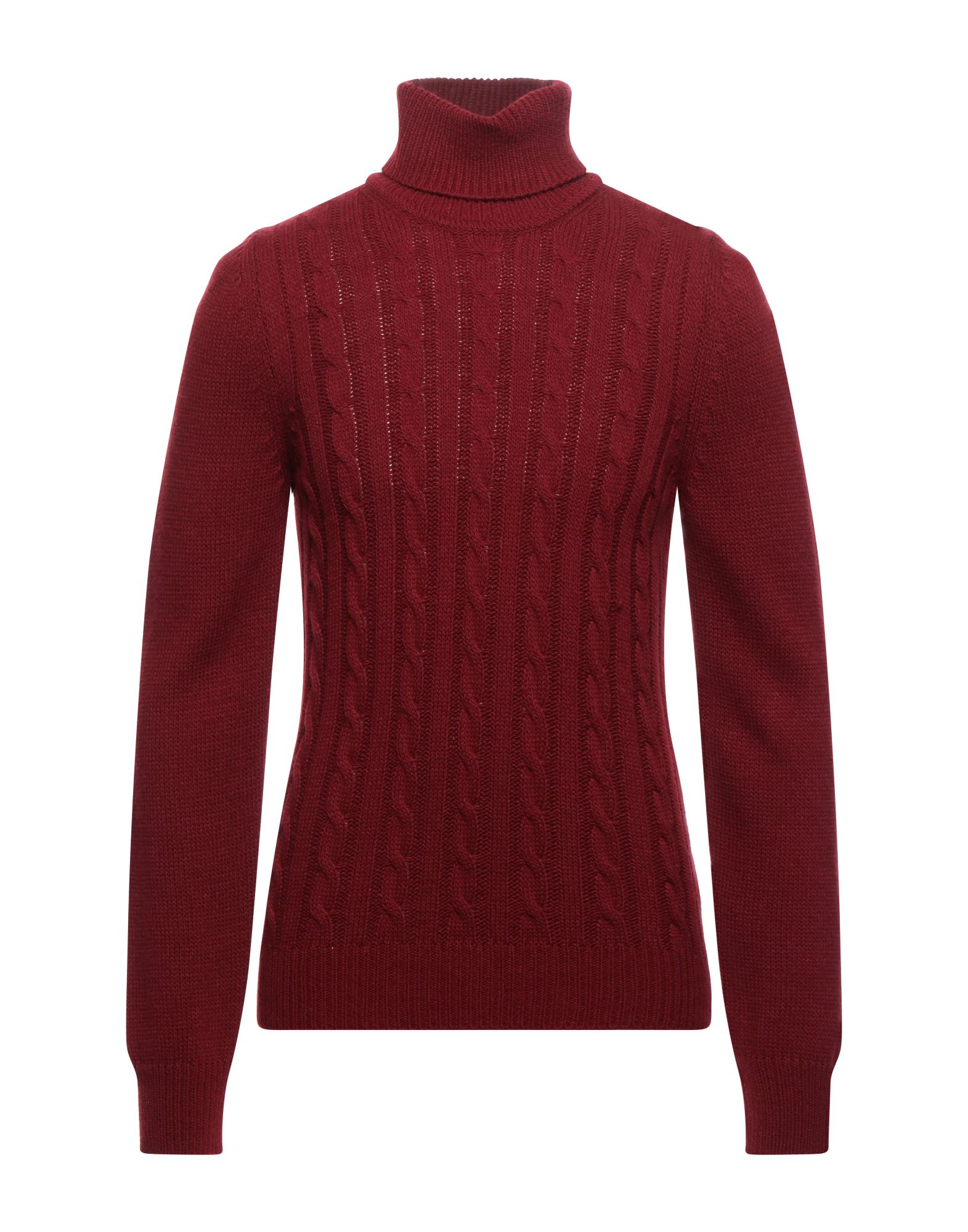 TSD12 Rollkragenpullover Herren Bordeaux von TSD12