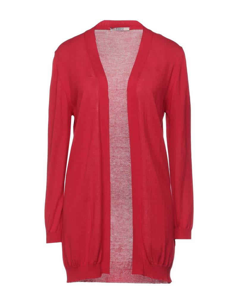 TSD12 Strickjacke Damen Rot von TSD12
