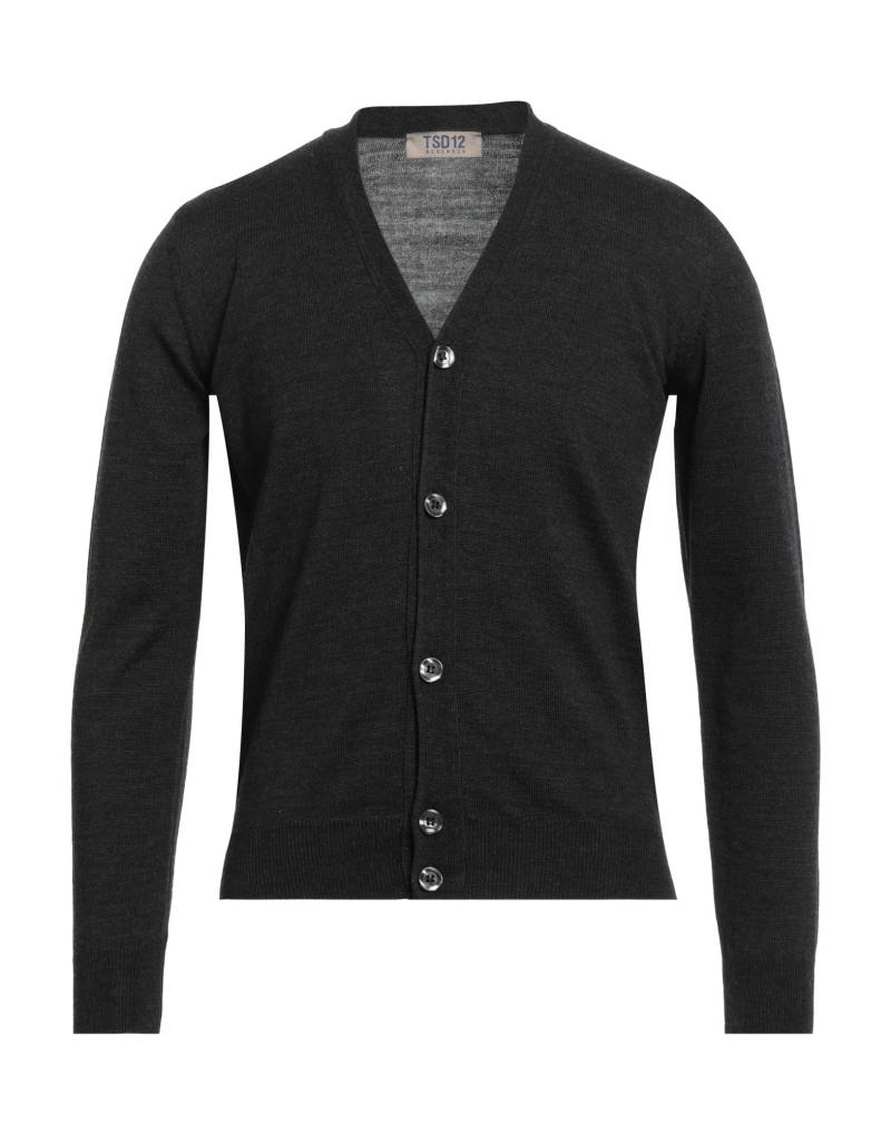 TSD12 Strickjacke Herren Braungrau von TSD12