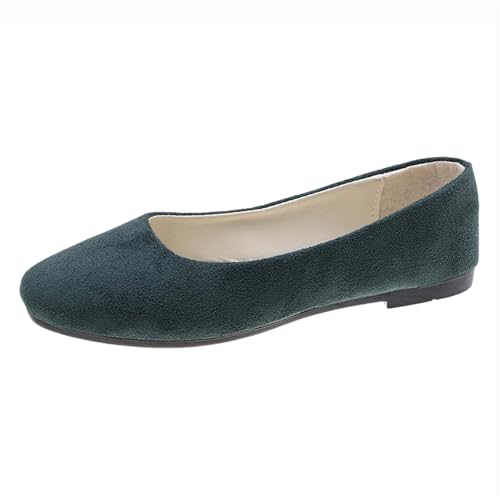 Sandalen Damen Ballerinas Flache Spitze Schuhe Freizeitschuhe Slip On Arbeitsschuhe Mit Niedriger Absatz Elegant Schlupfschuhe von TSEHULYi