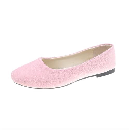 Sandalen Damen Ballerinas Flache Spitze Schuhe Freizeitschuhe Slip On Arbeitsschuhe Mit Niedriger Absatz Elegant Schlupfschuhe von TSEHULYi