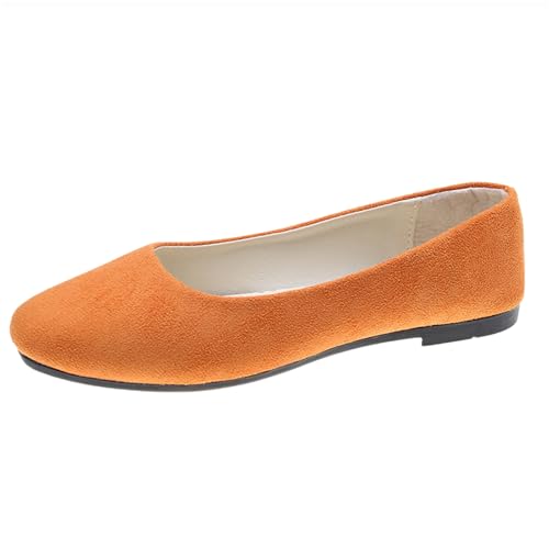 Sandalen Damen Ballerinas Flache Spitze Schuhe Freizeitschuhe Slip On Arbeitsschuhe Mit Niedriger Absatz Elegant Schlupfschuhe von TSEHULYi