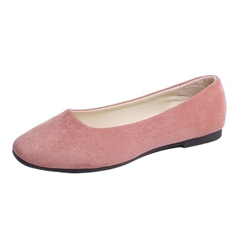 Sandalen Damen Ballerinas Flache Spitze Schuhe Freizeitschuhe Slip On Arbeitsschuhe Mit Niedriger Absatz Elegant Schlupfschuhe von TSEHULYi