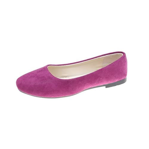 Sandalen Damen Ballerinas Flache Spitze Schuhe Freizeitschuhe Slip On Arbeitsschuhe Mit Niedriger Absatz Elegant Schlupfschuhe von TSEHULYi
