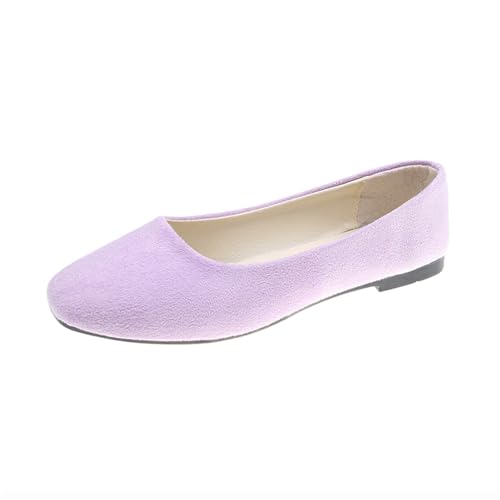 Sandalen Damen Ballerinas Flache Spitze Schuhe Freizeitschuhe Slip On Arbeitsschuhe Mit Niedriger Absatz Elegant Schlupfschuhe von TSEHULYi
