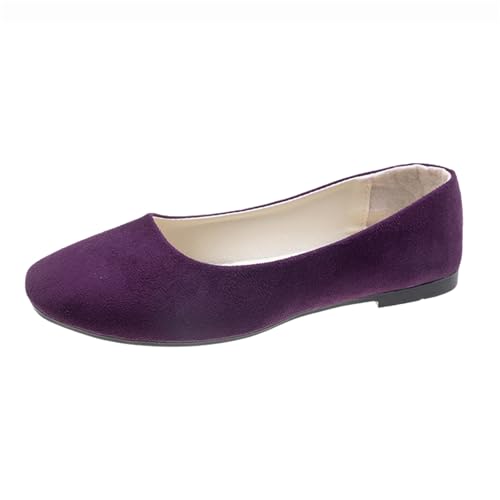 Sandalen Damen Ballerinas Flache Spitze Schuhe Freizeitschuhe Slip On Arbeitsschuhe Mit Niedriger Absatz Elegant Schlupfschuhe von TSEHULYi